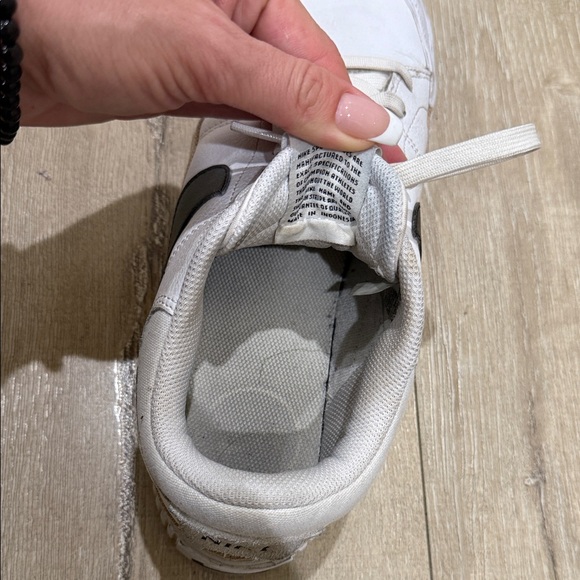 Nike White and Black Casual Sneakers - Picture 3 of 5